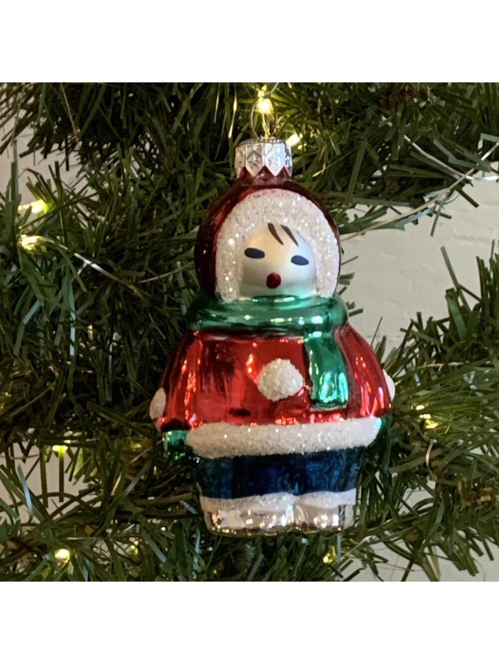 Vintage Kurt Adler Polonaise Eskimo Glass Ornament